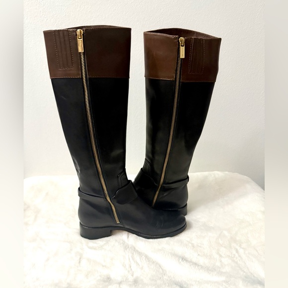 Michael Kors Fulton Harness Tall Riding Boots Sz 6 Excellent Condition! - Picture 7 of 8